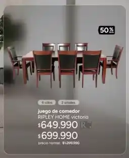 Ripley Victoria - juego de comedor oferta