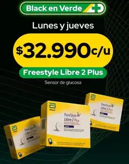 Cruz Verde Freestyle - libre 2 plus oferta