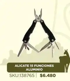 Sánchez & Sánchez Alicate 15 funciones aluminio oferta