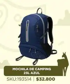 Sánchez & Sánchez Mochila de camping azul oferta