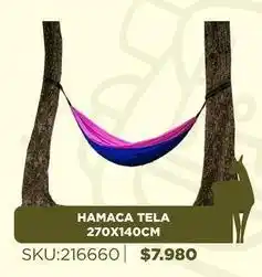 Sánchez & Sánchez Hamaca tela 270x140cm oferta