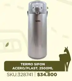 Sánchez & Sánchez Thermos - termo sifon acero/plast. 2500ml oferta