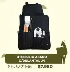 Sánchez & Sánchez Utensilio asado c/delantal j4 oferta