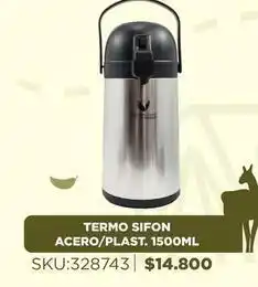 Sánchez & Sánchez Termo sifon acero/plast. 1500ml oferta