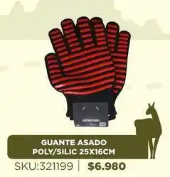Sánchez & Sánchez Guante - asado poly/silic 25x16cm oferta