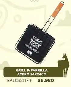 Sánchez & Sánchez Grill p/parrilla acero 24x24cm oferta