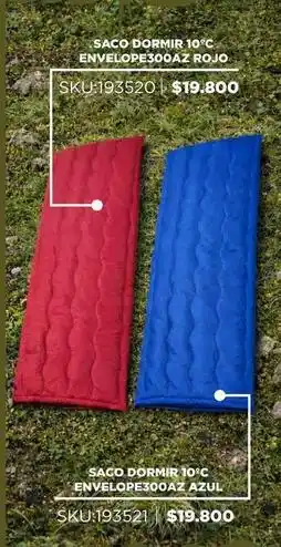 Sánchez & Sánchez Saco dormir 10' envelope500az rojo oferta