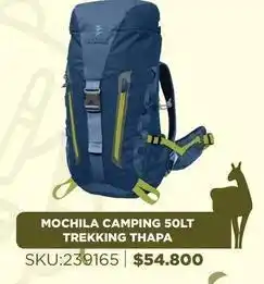 Sánchez & Sánchez Mochila camping 50lt trekking thapa oferta