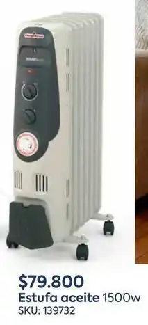 Sánchez & Sánchez Estufa aceite 1500w oferta