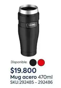Sánchez & Sánchez Thermos - mug acero 470ml oferta