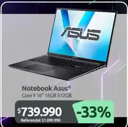 PC Factory Asus - notebook oferta