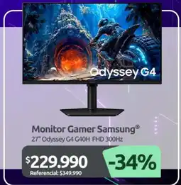 PC Factory Samsung - monitor gamer oferta