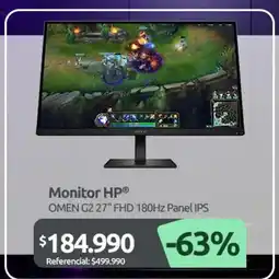 PC Factory Hp - monitor oferta