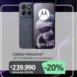 PC Factory Motorola - celular oferta