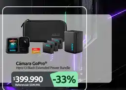 PC Factory Gopro - cámara gopro hero 13 black extended power bundle oferta