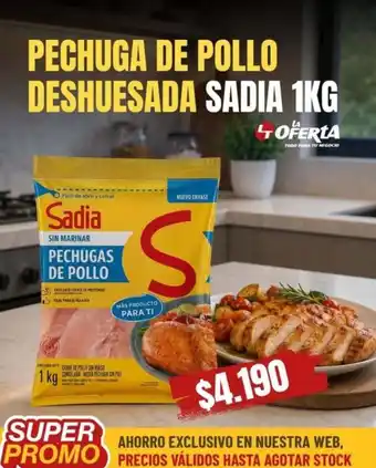 Sadia - pechuga de pollo deshuesada