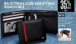 Cyzone Billeteras con tarjetero removible oferta