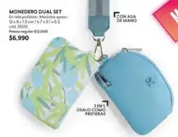 Cyzone Monedero dual set oferta
