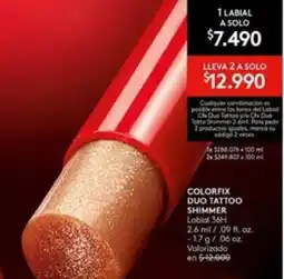 Ésika Duo - colorfix tattoo shimmer oferta