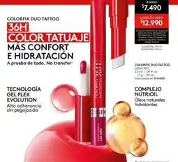 Ésika Duo - colorita tattoo oferta