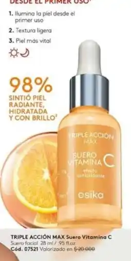 Ésika Vital - triple accion max suero vitamina c oferta
