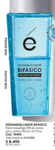 Ésika Desmaquillador bifasico oferta
