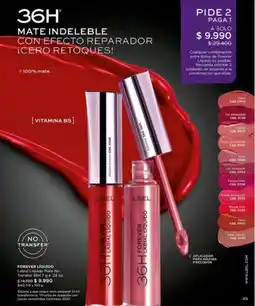 L'Bel 36h mate indeleble con efecto reparador oferta