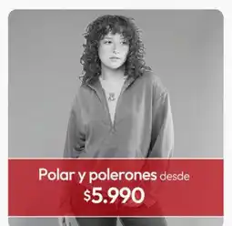 Tricot Polar y polerones oferta