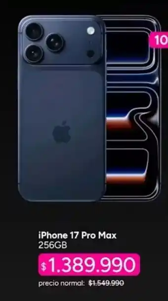 Iphone 17 pro max 256gb