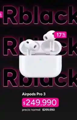 Ripley Airpods pro 3 oferta