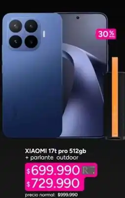 Ripley Xiaomi - 17t pro 512gb + parlante outdoor oferta