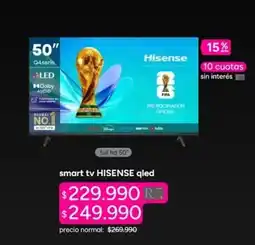 Ripley Hisense - smart tv qled oferta