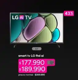 Ripley Lg - smart tv fhd ai oferta