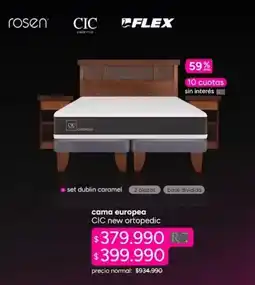 Ripley Cic - cama europea new ortopedic oferta