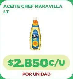 Comercial Castro Chef - aceite maravilla oferta