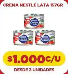 Comercial Castro Nestlé - crema lata oferta