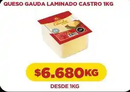 Comercial Castro Queso gauda laminado oferta