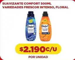 Comercial Castro Suavizante comfort variedades frescor intenso oferta