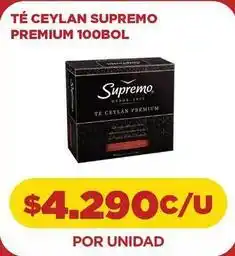 Comercial Castro Ceylán - té premium 100 bol oferta