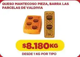 Comercial Castro Las parcelas de valdivia - queso mantecoso, barra oferta
