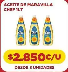 Comercial Castro Chef - aceite de maravilla oferta