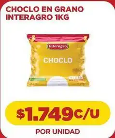 Comercial Castro Interagro - choclo en grano oferta