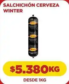 Comercial Castro Winter - salchichon cerveza oferta