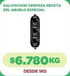 Comercial Castro Abuelo - salchichon cerveza receta del especial oferta