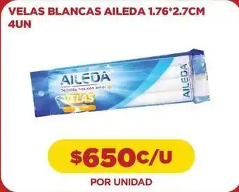 Comercial Castro Velas blancas oferta