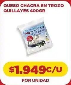 Comercial Castro Quillayes - queso chacra en trozo oferta