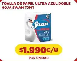 Comercial Castro Swan - toalla de papel ultra azul doble hoja oferta