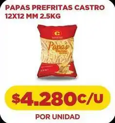 Comercial Castro Papas prefritas oferta