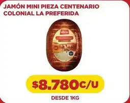 Comercial Castro La preferida - jamón mini pieza centenario oferta