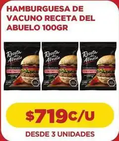 Comercial Castro Abuelo - hamburguesa de vacuno receta del oferta